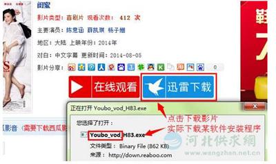 誘騙用戶下載影片，實則下載木馬病毒